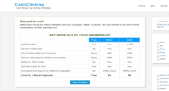 Desktop Screenshot of cashclicking.com